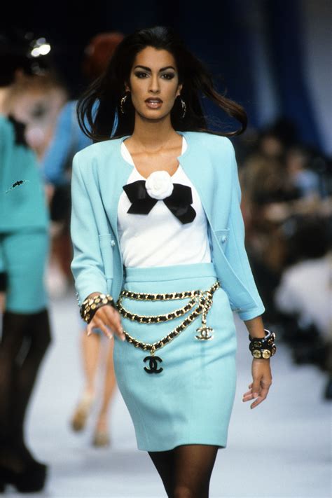 chanel spring 92 dress|Chanel couture show 1992.